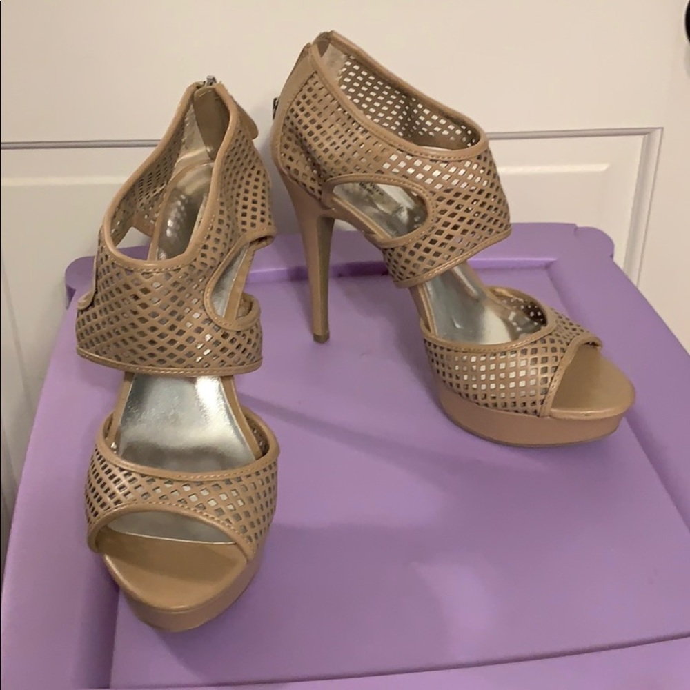 Nude Platform Sandals